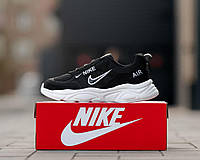Мужские кроссовки Nike Air Zoom Structure Black White черные легкие спортивные кроссовки весна лето