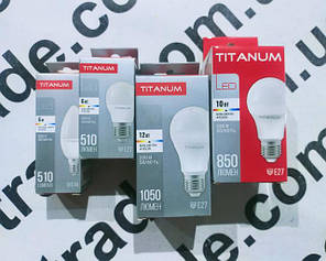 Лампочки світлодіодні Titanum