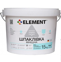 Акрилова фінішна шпаклівка "ELEMENT" 15 кг УЦІНКА v357