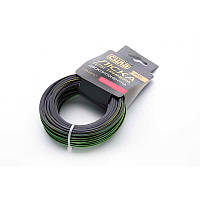 Ліска для тримера квадрат двокомпонентний Ø2.4мм 15м нейлонова чорно-салатова СИЛА