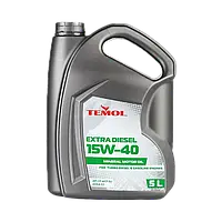 Моторное масло TEMOL EXTRA DIESEL 15W-40 5л (Минеральное)