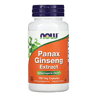 Экстракт корня женьшеня NOW Panax Ginseng Extract 500 mg (100 вега-капс)