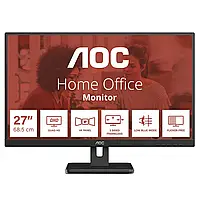 Монитор TFT 27" AOC Q27E3UAM, QHD, VA, 75Гц, DP, HDMI, USB-hub, колонки, черный