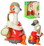 Гусак саксофіст Hola Toys 6111-red Музична іграшка Червоний, фото 5