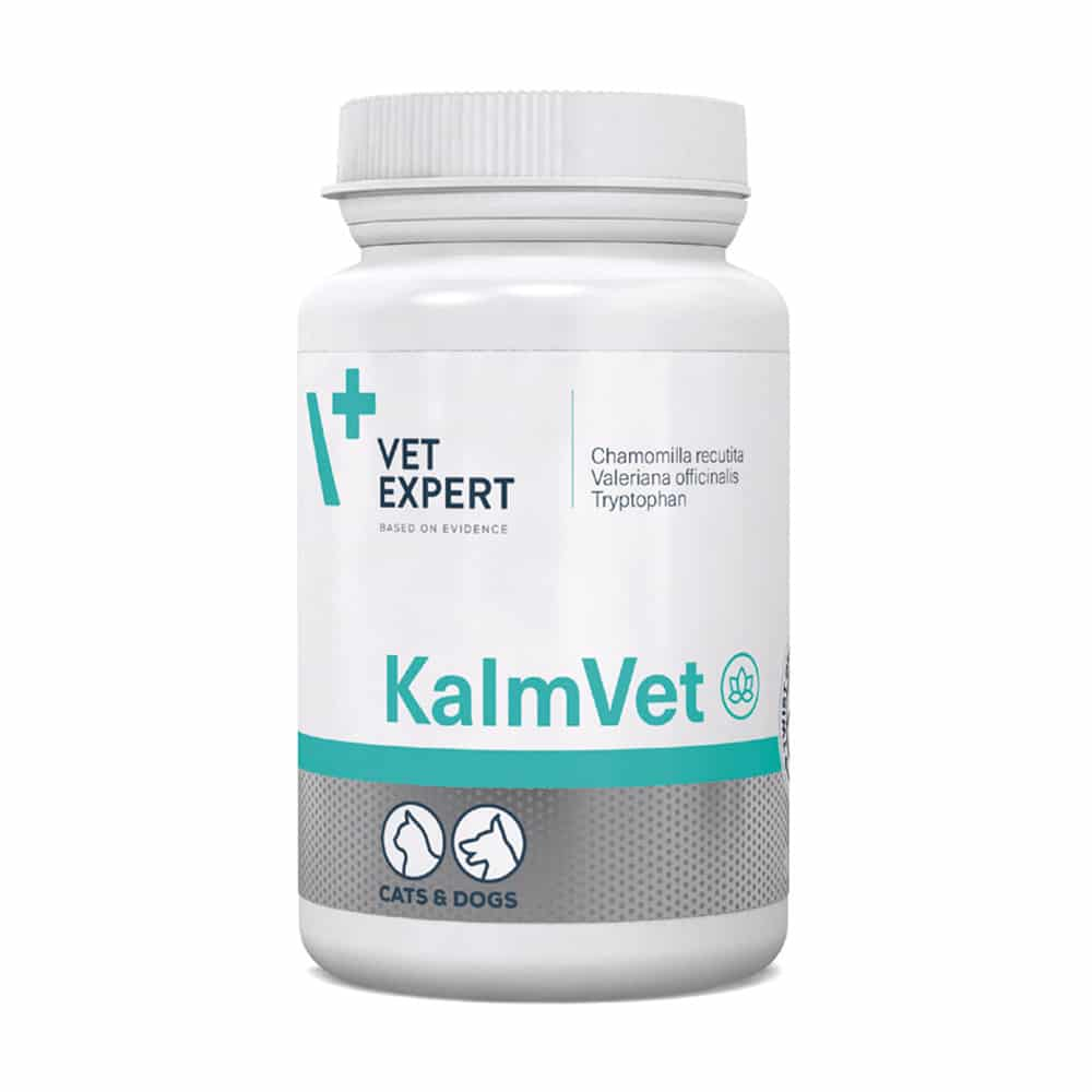 Харчова добавка для котів та собак Vet Expert (Вет Експерт) KalmVet що зменшує симптоми стресу 60 шт
