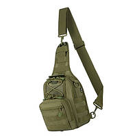 Рюкзак однолямочний тактичний Urban Line City Patrol Carabiner Bag Olive