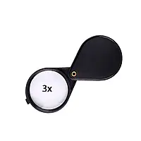 Лупа (3-х кратна, d=60мм, складна) Economix Е82104