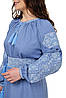 Сукня-вишиванка Соломія (блакитний), фото 4