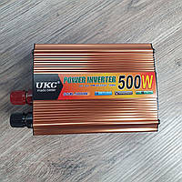 Автомобильный преобразователь напряжения Ukc инвертор синусоидальный 500w преобразователь энергии 12v-220v OPP