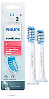 Насадки для зубної щітки PHILIPS Sonicare HX6052 Ultra Soft Sensitive 2 шт Філіпс сонікер змінні головки з