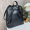 Жіночий міський рюкзак мішок трансформер, жіночий рюкзачок чорний, фото 6