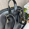 Жіночий міський рюкзак мішок трансформер, жіночий рюкзачок чорний, фото 9
