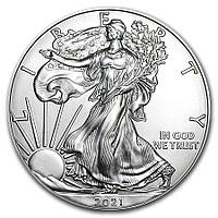 Інвестиційна монета Американський Срібний Орел 2021 1$