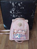 Рюкзак дитячий екошкіра для дівчинки 23*20*10 см "David Bags" недорого від прямого постачальника
