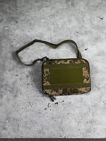 Нагрудный тактический подсумок под планшет 13 дюймов, защитная сумка чехол для транспортировки пиксель sux