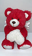 Мягкая плюшевая игрушка медведь "Ангелочек" 50 см Красный (Уценка требует чистки ) С 316