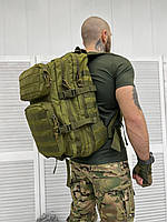 Военный тактический рюкзак олива, штурмовой рюкзак, армейский рюкзак олива