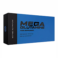 Scitec Nutrition Mega Glutamine 120 капсул, амінокислоти для спортсменів, L-Глутамін