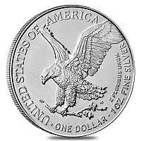 Інвестиційна монета Американський Срібний Орел 2021 Новий дизайн