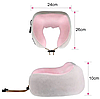 Бездротова масажна подушка для шиї U-Shaped Massage Pillow, фото 10