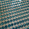 Самоклеючі акрилові стрази 5 мм, колір Aqua, 646 шт., фото 3