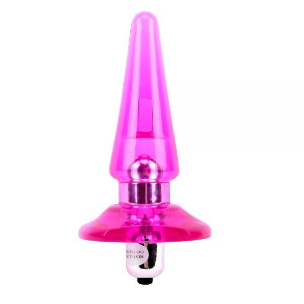 Анальна волога NICOLE'S Vibra Plug, Pink, фото 1