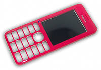 Передняя панель Nokia 206 Pink (Original)