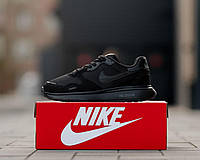 Мужские кроссовки Nike Air Zoom Black черные замшевые повседневные кроссовки весна лето
