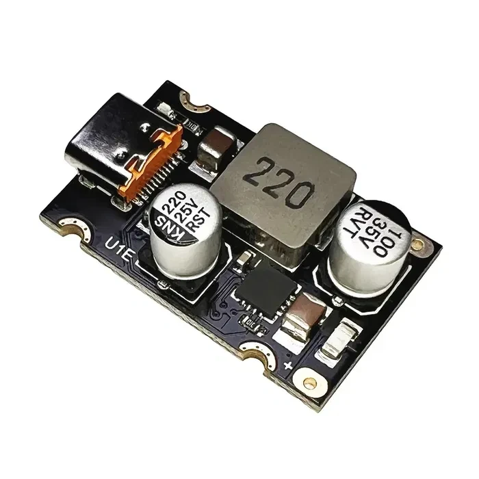 Модуль швидкої зарядки PD65W Type-C PD3.1 QC3.0 SCP