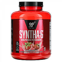 Протеин ( белок + углеводы ) BSN SYNTHA 6 - 5LB (2.2 кг) strawberry milkshake