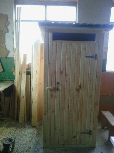 Кабинка туалетная под выгребную яму деревянная из вагонки (ID ...