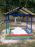 Пісочниця з дахом для дитячого садка, фото 2