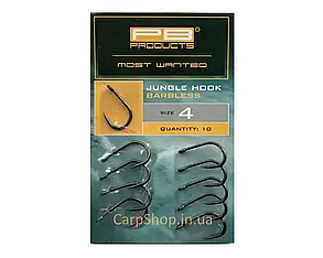 Безбородий гачок PB Jungle hook Barbless size 4