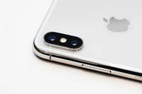 Задня кришка Apple iPhone X (великий виріз під камеру) White