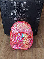 Рюкзак дитячий екошкіра з Єдинорогом для дівчинки 24*19*8 см (2кв) "David Bags" недорого від прямого постачальника
