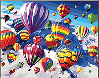 Алмазная мозаика квадратными стразами Удивительные воздушные шары 30*40 вышивка стразами на подрамнике