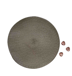 Плейсмат для сервірування столу Браун плетений, однотонний 38см Helios 7114