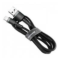 Дата-кабель Baseus Cafule CAMKLF-AG1 0.5m USB (тато)  -  microUSB (тато) Black Gray