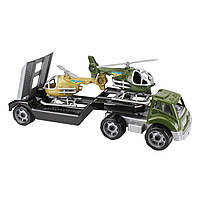 Игровой набор Военный транспорт Technok Toys (2 вертолёта, откидной трап, автовоз) 9185
