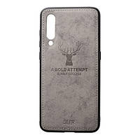 Чехол-накладка TOTO Deer Shell With Leather Effect Case для Xiaomi Mi 9 Dark Gray