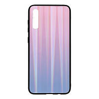 Чохол-накладка TOTO Aurora Print Glass Case для Samsung Galaxy A705 A70 Lilac