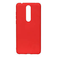 Чехол-накладка TOTO 1mm Matt TPU Case для Nokia 3.1 Plus Red