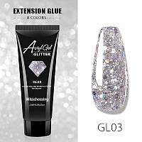 Misscheering Acryl Gel Glitter GL03, 15 мл