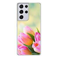 Чехол-накладка Boxface 41719-up1062 для Samsung Galaxy G998 S21 Ultra Picture Bouquet of Tulips