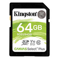 Карта памяти Kingston Canvas Select Plus SDS2/64GB 64GB SDXC Class 10 UHS-I