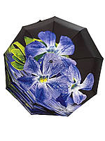 Парасолька жіноча автоматична у подарунковій упаковці з хустинкою від Rain Flower , квітковий принт