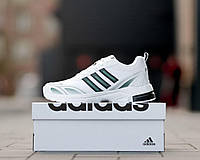 Мужские кроссовки Adidas Response White Green белые легкие спортивные кроссовки адидас весна лето
