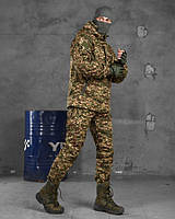 Костюм тактический хищник зсу с анораком, армейская форма весна, тактический костюм горка-4 анорак av139