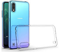 Чехол-накладка EpiK TPU для Samsung Galaxy A015 A01 Transparent