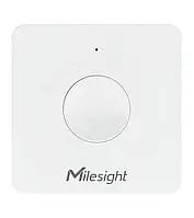 IP30 LoRaWAN Smart Touch настінний вимикач - білий - сценічна версія - Milesight WS101-868M